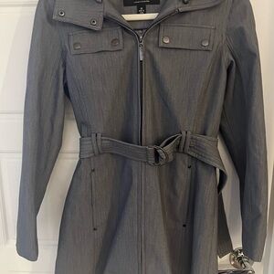Metro by Kristen Blake Charcoal Trench Coat